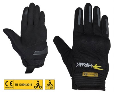 Guantes de moto HAWK SEPANG invierno para hombre en piel y malla con protecciones