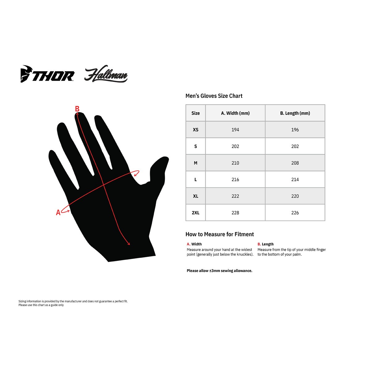 Guantes THOR S20 SECTOR Cross Negro 2