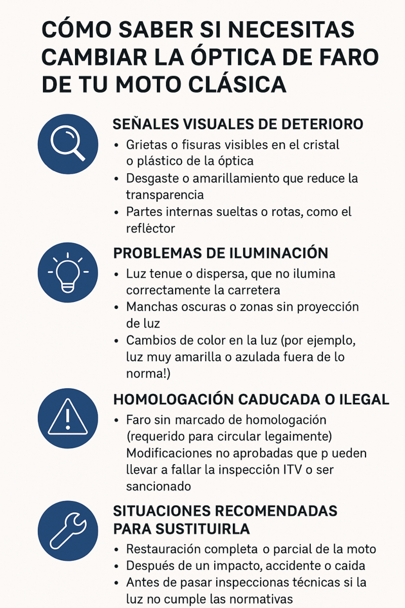Óptica de faro homologada Rieju Super Marathon 4
