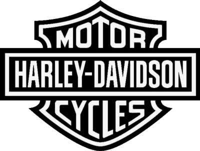 Adhesivo Harley Davidson Logo 12 x 9 CM.
