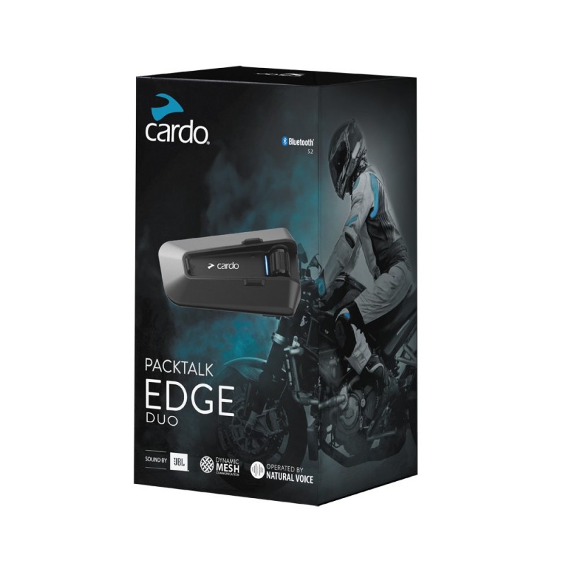 Intercomunicador CARDO PACKTALK EDGE DUO para motociclistas