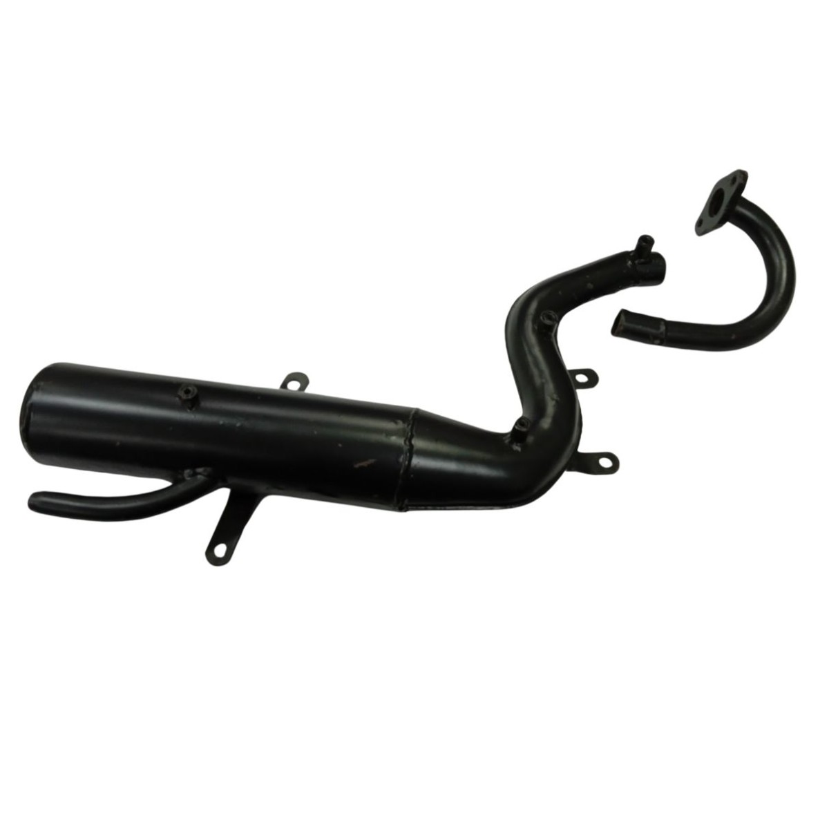 Tubo de escape Tubarro Egir Honda Scoopy 75 cromado deportivo