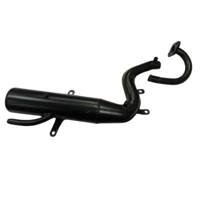 Tubo de escape Tubarro Egir Honda Scoopy 75 cromado deportivo
