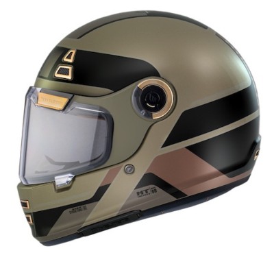 Casco Integral Fibra MT JARAMA 68TH C9 Oro/Negro Mate