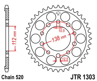 Plato Honda CBR 600 F, Yamaha YZF-R6 600 (C-520) 39Z