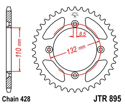 Plato Kawasaki y converiones a cadena 520