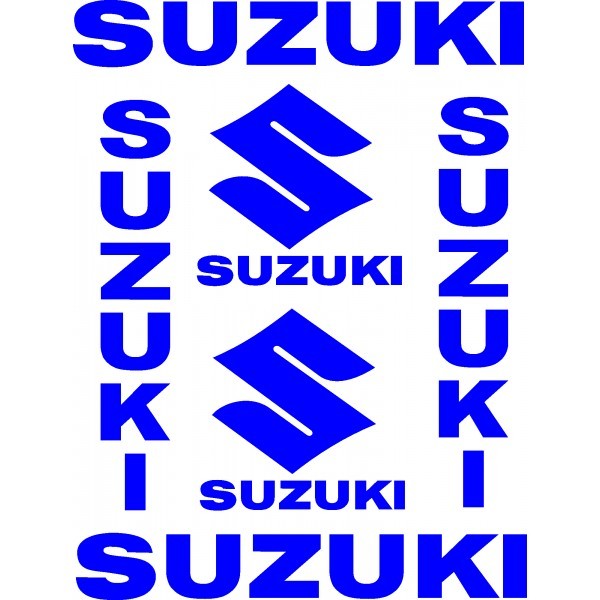 Kit adhesivos Suzuki Azules