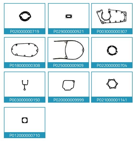Juego completo de juntas Artein para motores Bultaco Pursang, Lobito, Mercurio y Sherpa
