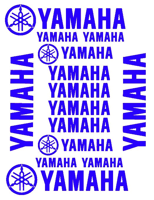 Kit adhesivos Yamaha 18 piezas vinilo