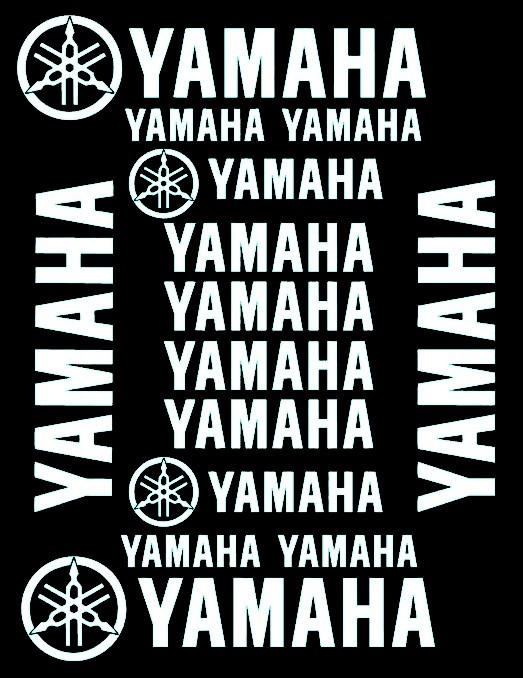Set pegatinas Yamaha resistentes exterior