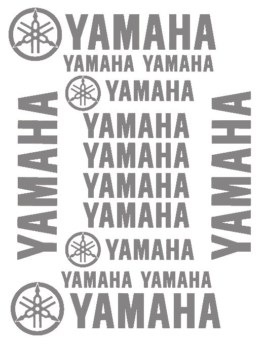 Kit pegatinas Yamaha fácil instalación