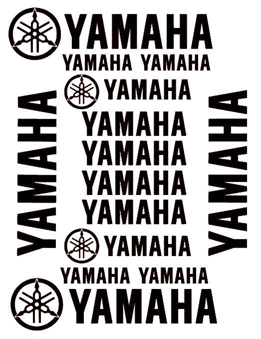 Vinilos Yamaha 18 unidades para moto