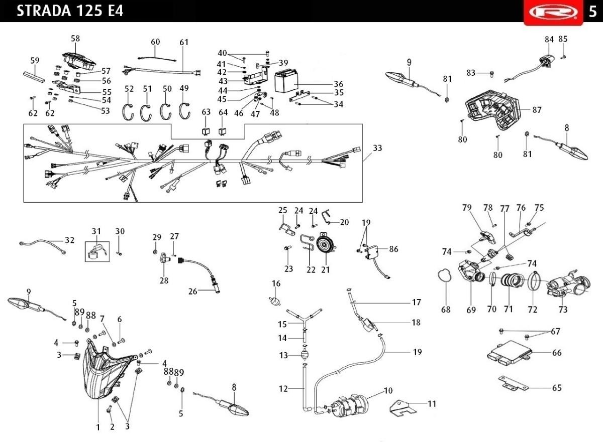 Sensor presión admisión Rieju Strada Tango 125i original