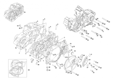 Junta tapa Bomba Agua Rieju MR 300 2023