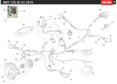 CDI Rieju Marathon 125 AC 2018 referencia 0/005.705.8000
