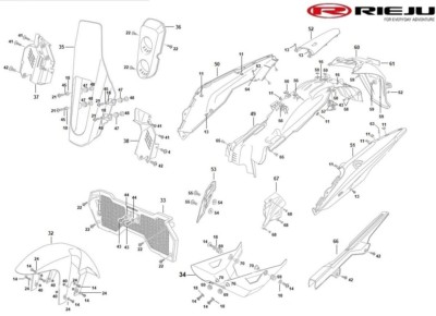 Protector de piñón motor Century v2 Rieju 0/000.220.4018