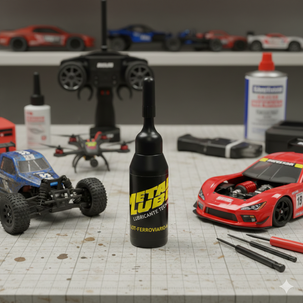 Aceite Metal Lube técnico 13ml para modelismo y slot
