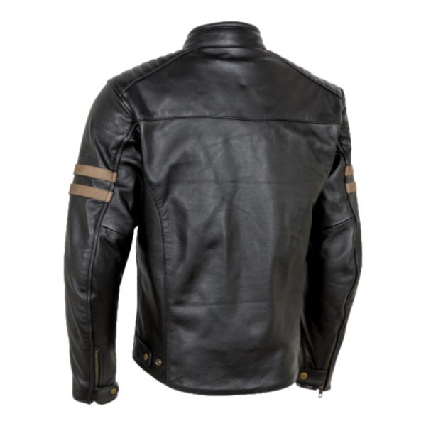 Chaqueta MOORE LEGEND MR Piel Negra invierno con protecciones 1