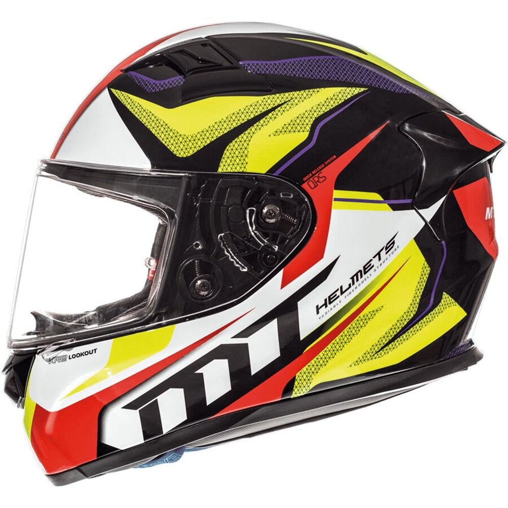 Casco Integral Fibra MT KRE LOOKOUT G4 Amarillo 2