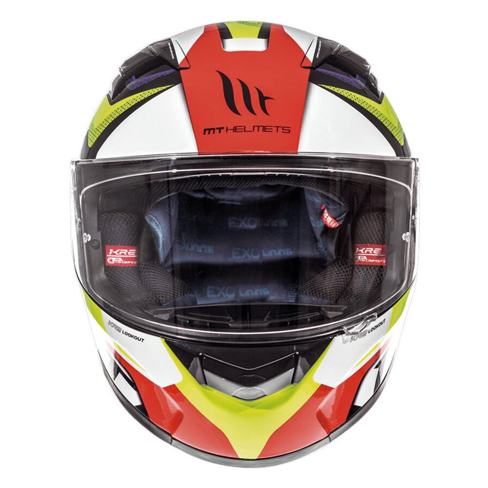 Casco Integral Fibra MT KRE LOOKOUT G4 Amarillo 1