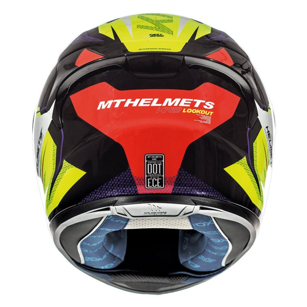 Casco Integral Fibra MT KRE LOOKOUT G4 Amarillo 3