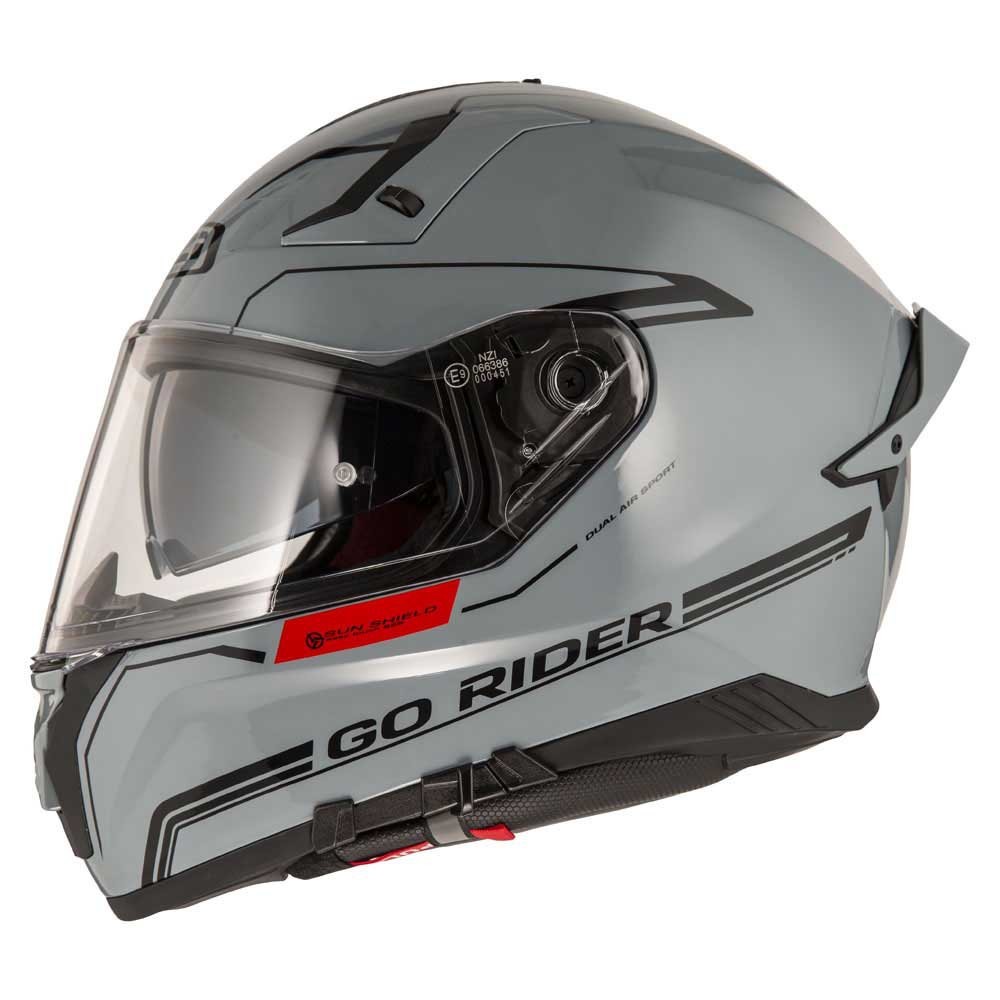 Casco NZI GO RIDER STREAM SOLID NOUVEAU GREY