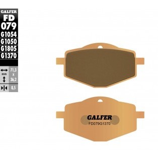 Pastillas de freno Galfer FD079G1370 Compuesto Sinter Street