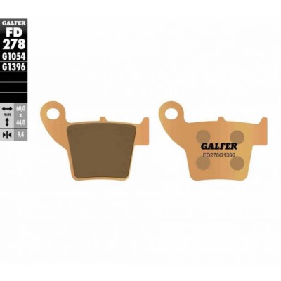 Pastillas de freno Galfer FD278G1396 Compuesto Sinter Off-Road