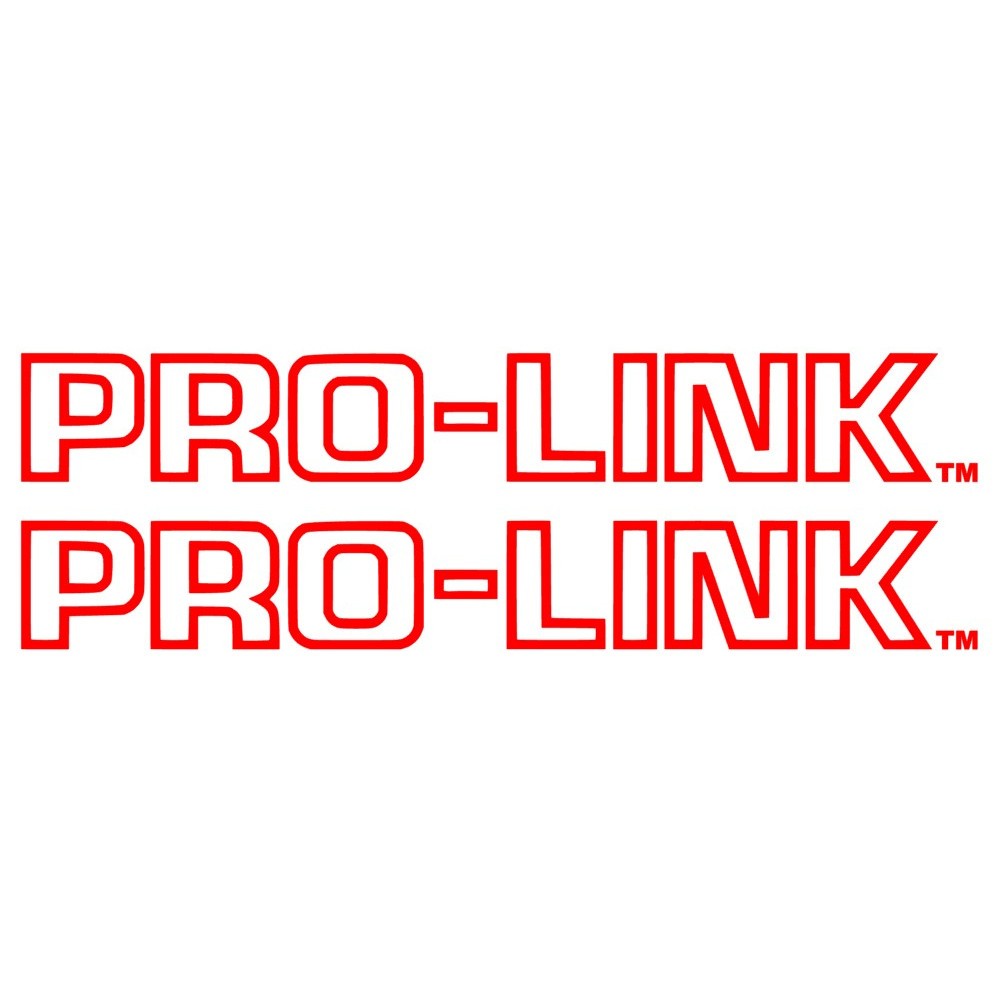 Pegatinas PRO LINK basculante moto clásica vinilo corte