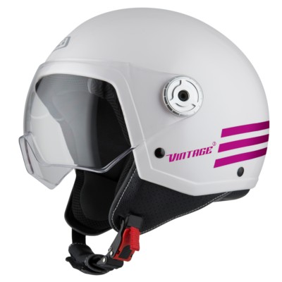 Casco NZI Vintage 3 Triband White/Pink