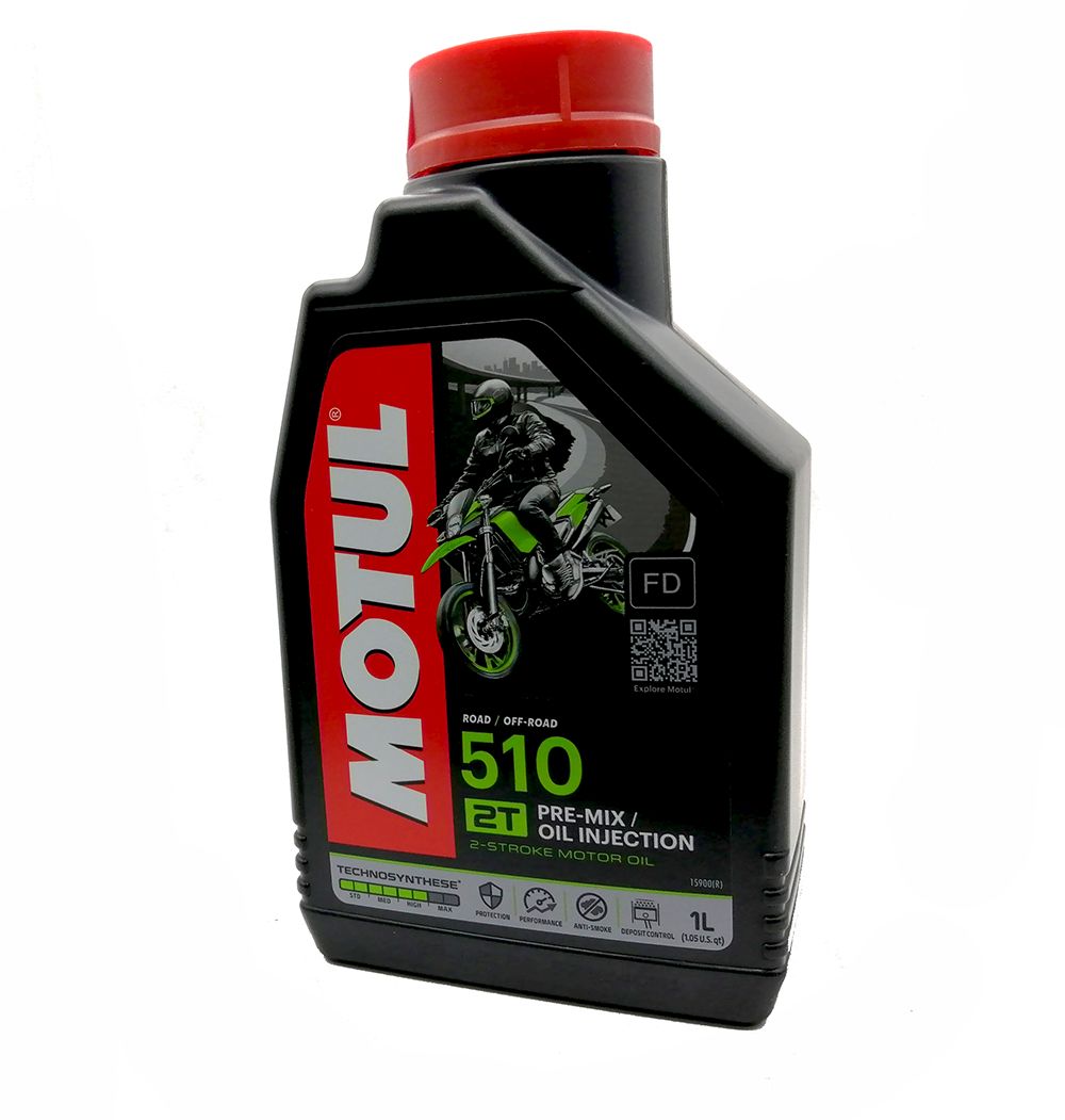 MEZCLA 510 2T Schmieröl, 2 Liter – Für 2-Takt-Motoren (Moped, Cross, Etc.) | Synthetisch, Raucharm & API TC-zertifiziert