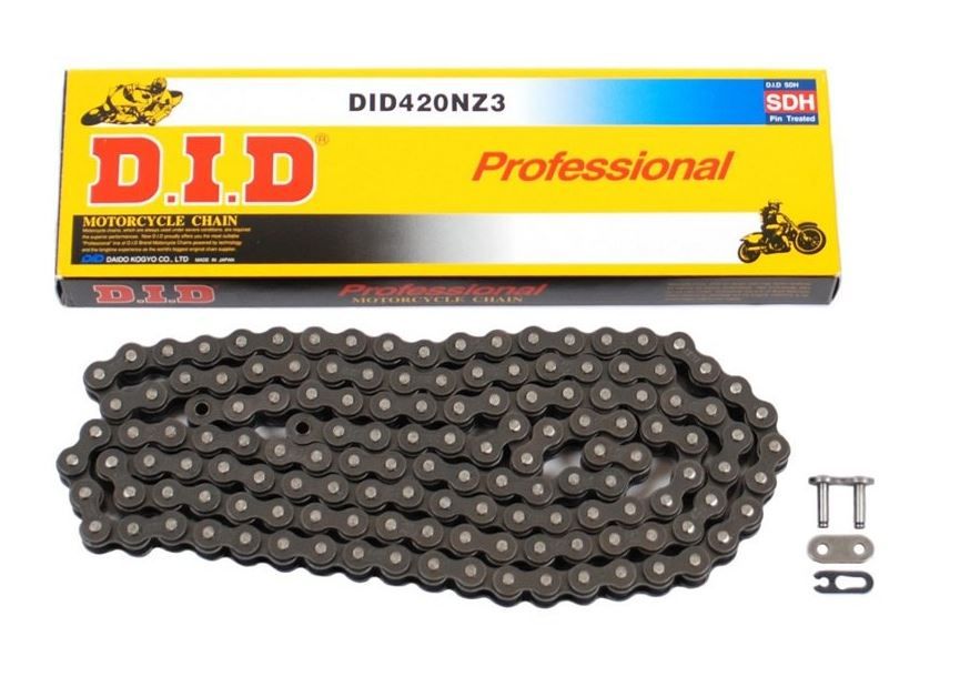 CADENA DID OFF-ROAD 420 NZ3 (G&B) 140 ESLABONES SIN JUNTA