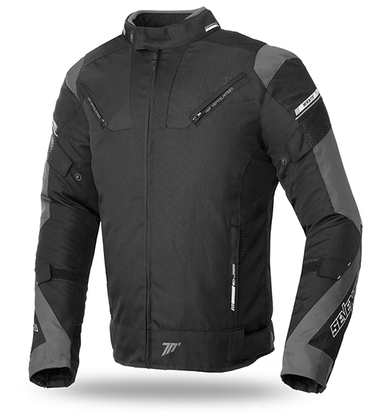 Chaqueta SEVENTY SD-JR69 Racing Invierno Negro/Gris