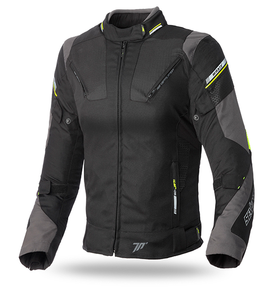 Chaqueta SEVENTY SD-JR71 Racing Invierno Mujer Negro/Amarillo