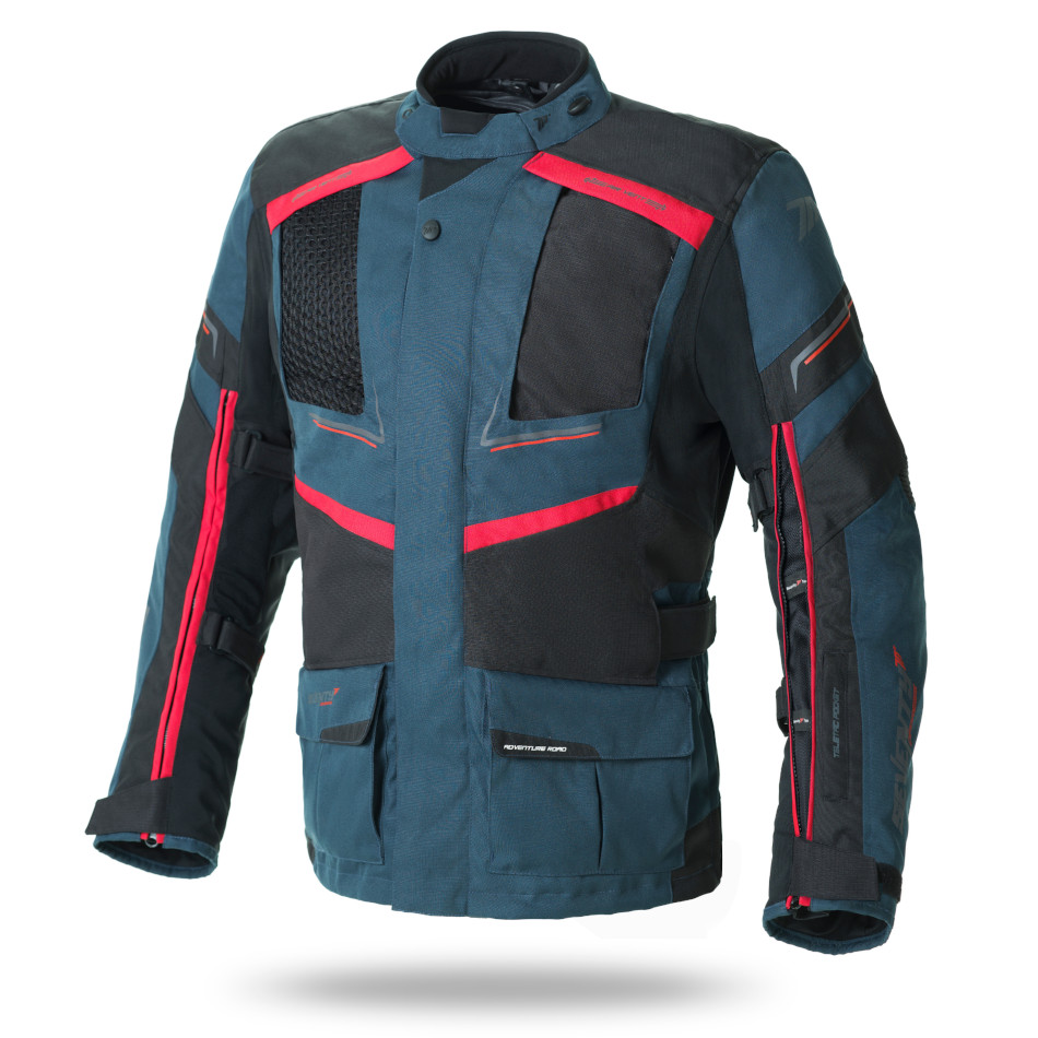 Chaqueta SEVENTY SD-JT81 WINTER TOURING MAN NAVY Invierno BLUE/BLACK/RED