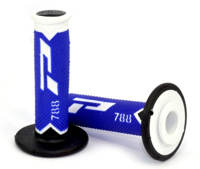 Puños Cross Progrip 788 Tricolor Blanco/Azul/Negro