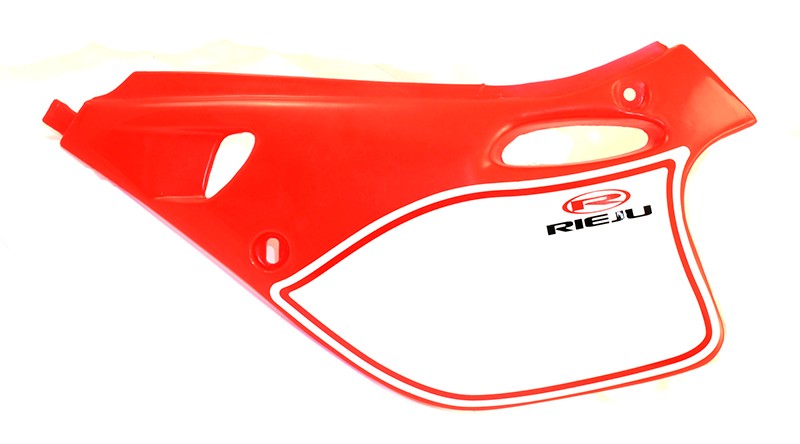 Placa Lateral Rieju MX 50 Rojo/Naranja Trasera Izquierda 