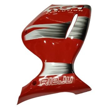 Placa Lateral Rieju RS-1 EVOLUTION Roja/Plata Delantera Izquierda