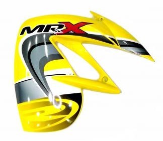 Placa Lateral Rieju MRX 50 2001 y MRX 125 2002 Amarilla Delantera Izquierda