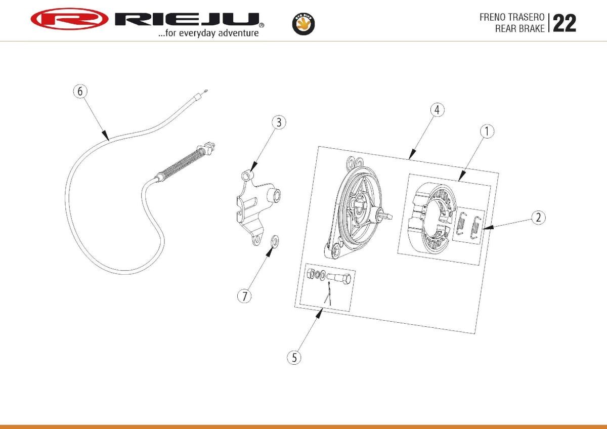 Mordazas de freno Rieju Hobby Bye Bike 1
