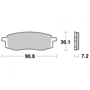 Pastillas de freno SBS (07YA13)