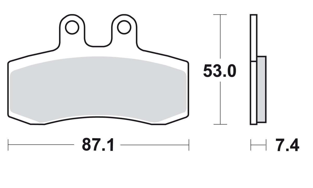 Pastillas de freno SBS (Brembo 07GR21)