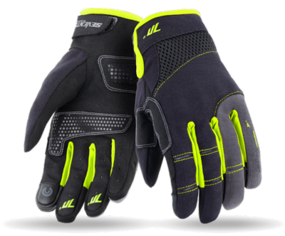 Guantes SEVENTY Urban Verano SD-C48 Negro/Amarillo flúor