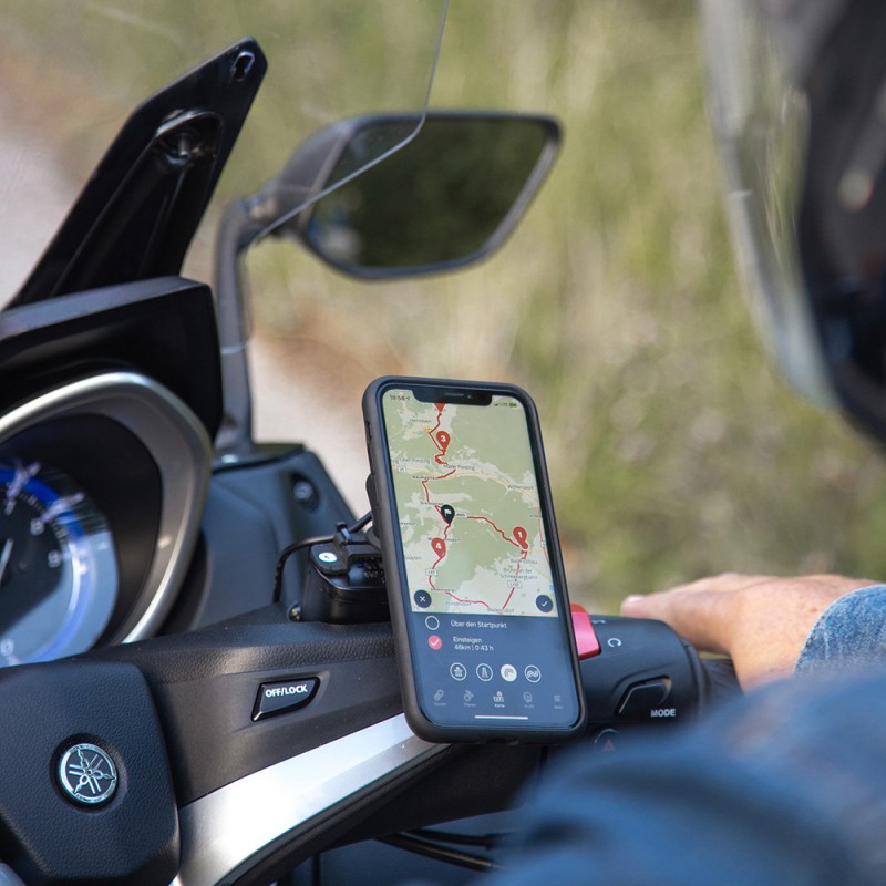 Soporte SP Connect de smartphone para depósito de líquido de freno de moto 7