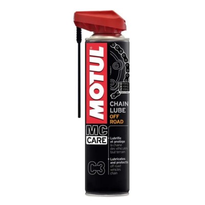 Spray grasa de cadena Motul C3 Chain Lube Off-Road 400 ml para moto off-road