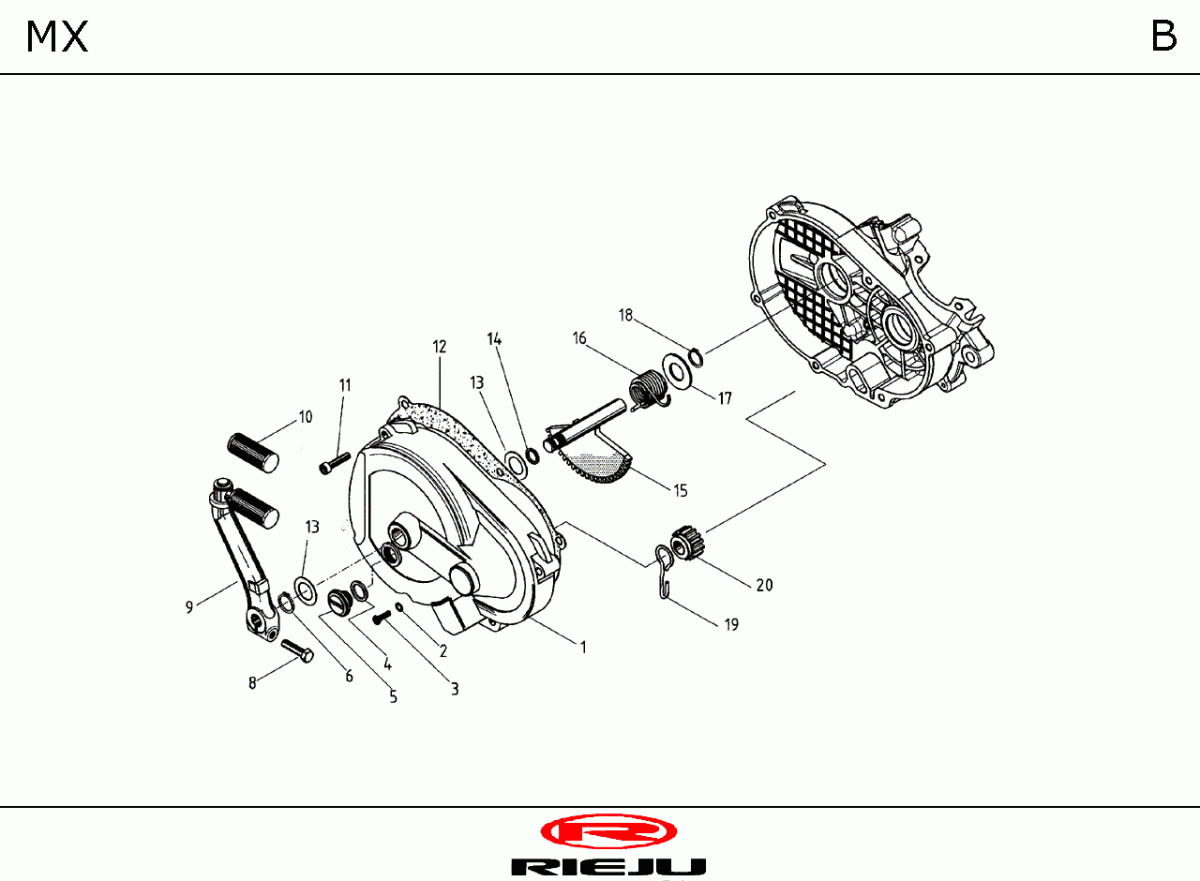 Tornillo fijación MX S6 compatible Morini N.3 1