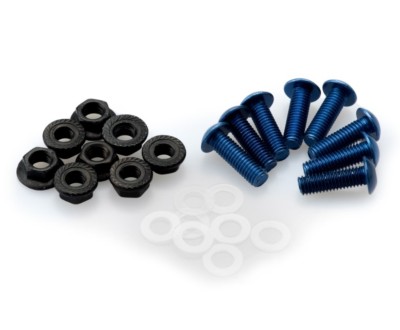 Kit tornillería PUIG aluminio anodizado 6 tornillos M5 para cúpulas colores