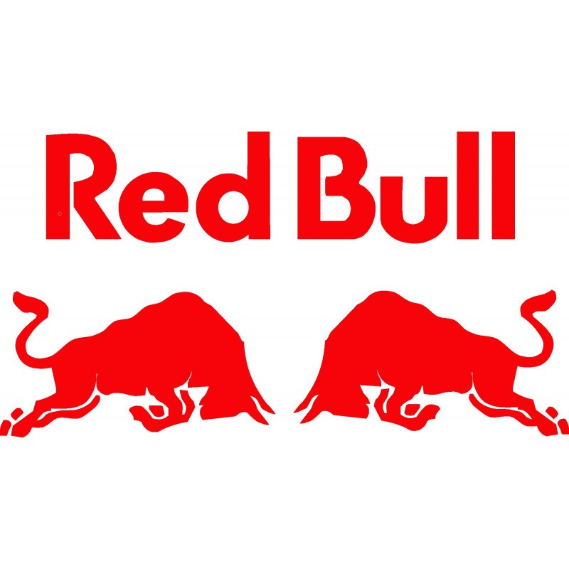 Adhesivo Toros Red Bull 15 cm.