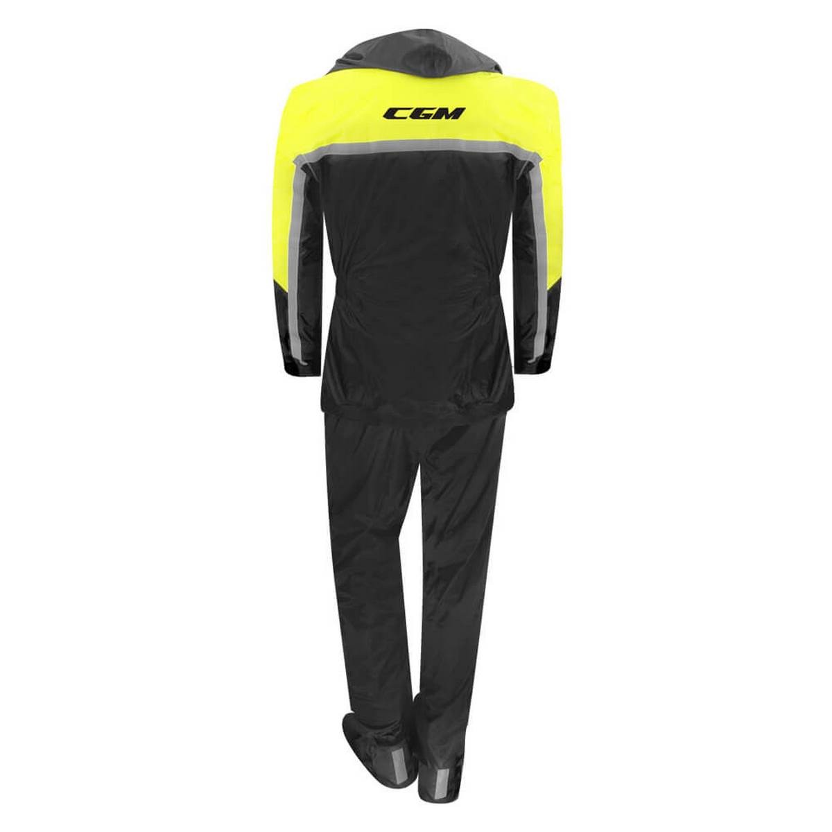 Traje de lluvia CGM E31 FULL 3 Piezas Negro/Fluor