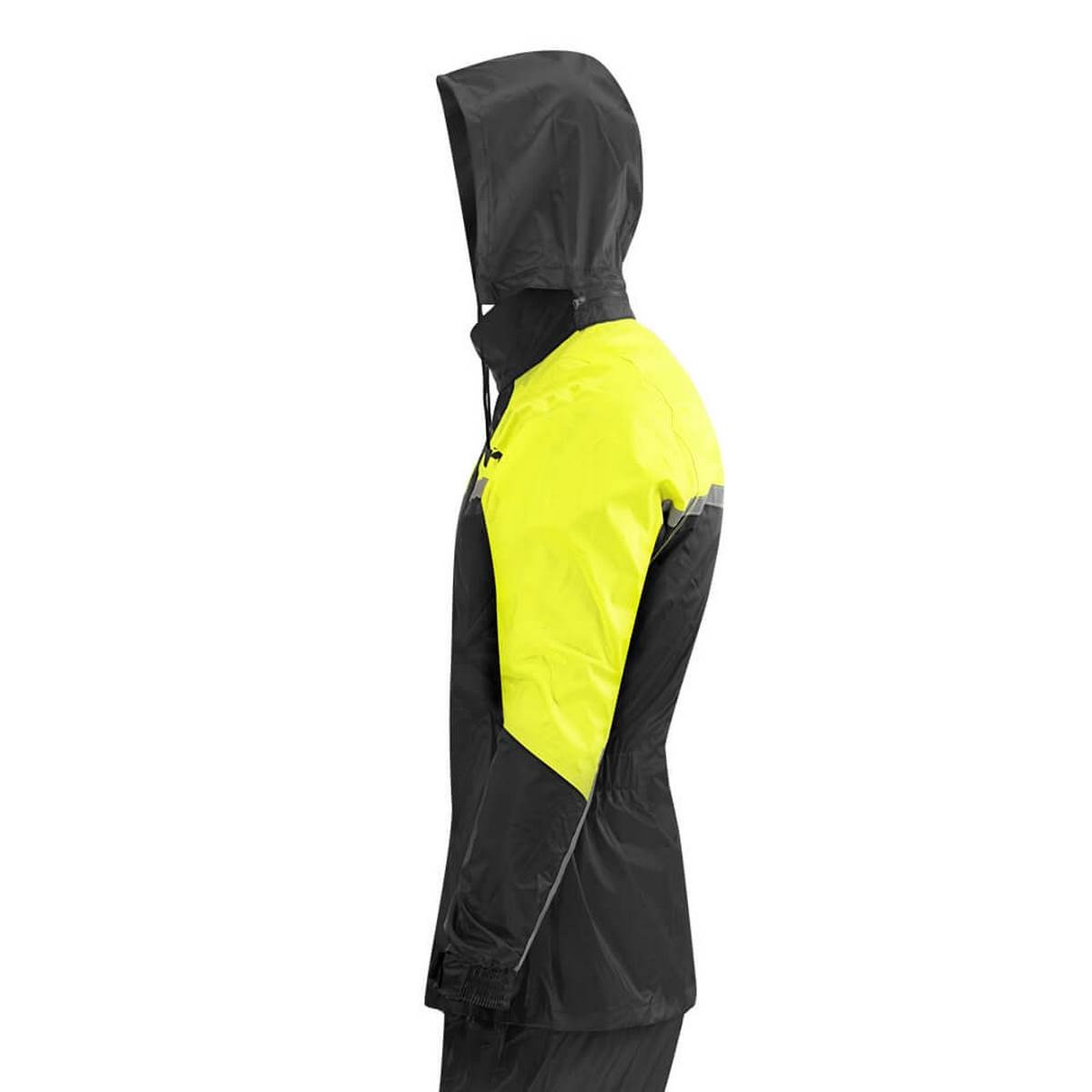 Traje de lluvia CGM E31 FULL 3 Piezas Negro/Fluor